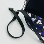 Disney NWOT Mickey Mouse Shoulder Bag Cute Ears Round Chain Strap Black Purple 10" Photo 4