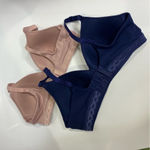 Warners wire‎ free comfort bras set of 2 pink & blue size 34A Photo 1