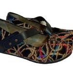 OTBT  Salem Colored Yard Mary Jane Hidden Wedge Clogs Size 7.5 Photo 0