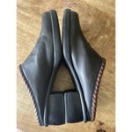 Cole Haan  Womens 7.5 Brown and Tan Braided hem Leather Mules Clogs slip on Photo 4