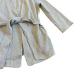 Banana Republic Cotton Blend Grey Open Front Cardigan Sweater Belted Size Medium Photo 1