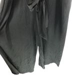 Banana Republic  Womens Jumpsuit Wide Leg Crop Belted Sleeveless Black M Photo 1