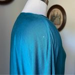 Vintage 1980s teal tunic Photo 9