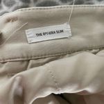 Loft  The Riviera Slim Pants 0 Petite Beige Cropped Ankle Career Corporate Chic Photo 1