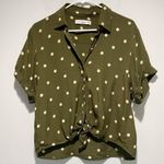 Faithfull the Brand  Rio Short-Sleeve Button Shirt in Ronja Polka Dot Photo 4