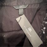 Banana Republic Monogram Sequin Mini Skirt Women's 2 Black Cocktail Party NWT Photo 3