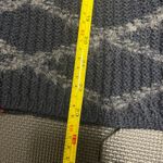 Tory Burch  Tweed Trim Cardigan Sweater Coat Blue Red‎ Gold Womens size small Photo 11