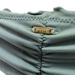 PINK - Victoria's Secret Victoria's Secret PINK Olive Green Ruched Ruffled Ruffle Mini Bikini Bottom S Photo 3