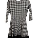 Joyce Leslie  Black and White Houndstooth Fit and Flare Swing Dress Photo 1