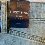 Lucky Brand Pins High Rise Cut Off Jean Shorts in Blue Size 4/27 Photo 3