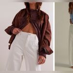 Free People NWT We The Free Libre Wide-Leg Jeans - Island lights ivory - 31 Photo 5