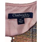 Chadwick's of Boston Women's Pink Plaid Dress Sleeveless Size 6 SKU 4084 Photo 3