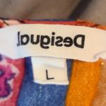 Desigual  Poncho Floral Bohemian Blouse‎ Top Size Large Photo 4