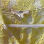 Entro  chartreuse jacquard top Photo 2