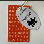 VERLOOP x Michelle Norris Camo Knit Bucket Hat Orange Yellow Happy O/S Photo 4