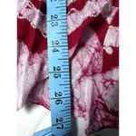 California Woman Free Size Red Pink Paisley Flowy Boho Beach Swimsuit Coverup Size M Photo 9