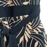 Dressbarn Empire Waist Dark Cottagecore Coquette Tie Faux Wrap Top Midi Dress 10 Black Photo 7