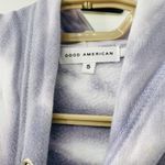 Good American  Cropped & Cool Tie Dye Hoodie Lilac White Size 5 XXL NWT Cozy Photo 4