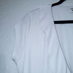 Aritzia Sunday Best Pale Gray New Ruffle Wrap Mini Dress Size 6 Photo 3