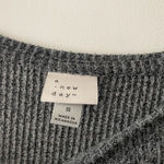 A New Day Charcoal Gray Sweater Dress - Long Sleeve Photo 2