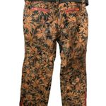 Rare Authier Orange Palm Print Ski Pants Size Large. Photo 2
