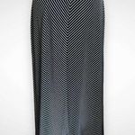 Faded Glory  Black and White Striped Maxi Skirt Medium | EUC Photo 0