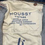 Moussy Vintage Atlanta Twisted Wide Pants Size 27 Blue Photo 2