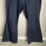 Ava & Viv High Rise Flare Jeans Plus Size 26 Dark Wash  Photo 2