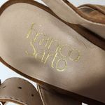 Franco Sarto  Leather Feminine High Heels Rumi Sandals Tan Brown Size 6.5 M Photo 8