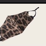 Leopard Print Facial Mask. New. 100% cotton Cute Multi Photo 3