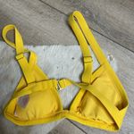 Xhilaration  ribbed mustard yellow bikini top Photo 1