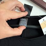 Agnes & Dora NWT ‎ Women’s Black Basic Short Sleeve Tee Ruffle Sleeves Size S Photo 6