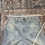 Free People We the Free Let Sunshine In Wide leg Cropped Jeans Sz 26 Light Wash Photo 8