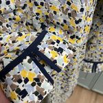 Zara Basic Womens Size Small Abstract Print Dress Lightweight Dressy Casual Blue Photo 1