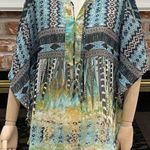 New Direction s abstract printed colorful flowy tunic / M / Excellent con… Photo 0