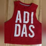 Adidas RED CROPPED TANK TOP Photo 1