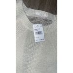 Lush Clothing Lush Cream Cold Shoulder Sweater Dress Small Distressed Photo 1