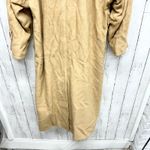 Perry Ellis Coat Women Size 6 Tan Wool Long Peacoat Collared Button Pockets Photo 9