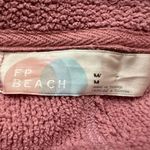 Free People  FP Beach Catalina Top Mauve/Pink Waffle Knit Pullover‎ Size M Photo 5