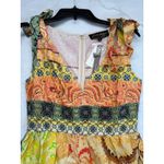 Anthropologie Geisha Designs Maxi Dress Rosalinda Patchwork Sundress‎ S Orange Photo 7