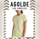AGOLDE Organic Cotton Linda T-Shirt Size Large Photo 1
