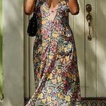 Free People Lemon Meringue Midi Maxi Dress Size Medium Picnic Summer Gingham Photo 10