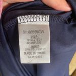 Francesca's navy Blue Jacquard Patterned Dress Size L Photo 3