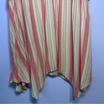 Torrid Tank Top Orange Stripe Longline Handkerchief Babydoll Lace Up Rayon 4x Photo 9