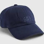 Gap Logo Baseball Hat Blue Photo 0