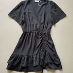 astro. Short Sleeve Side-Ruched Dress Photo 0