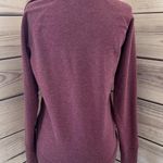 Athleta Purple Confetti Crewneck Rounded Hem Sweatshirt Photo 4