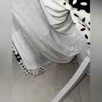 Adam Selman  Black & Ivory Patterned Column Maxi Dress/Size 0  Photo 5