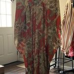 Lulus kimono Floral Dress Red Photo 0