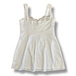 Forever 21  White‎ Satin Slip Dress Lace Bust Mini Dress Women’s Size Large L Photo 5